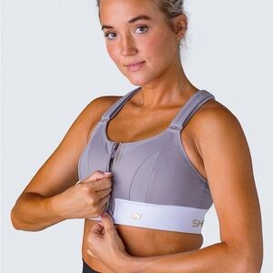 SHEFIT Gray Sports Bra